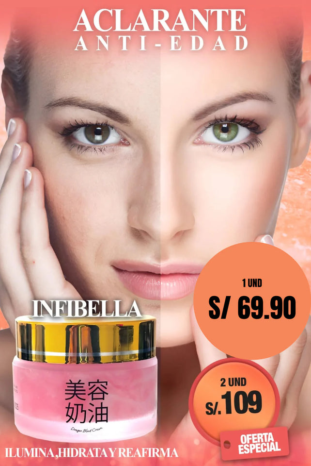 CREMA INFIBELLA ACLARANTE ANTI - EDAD